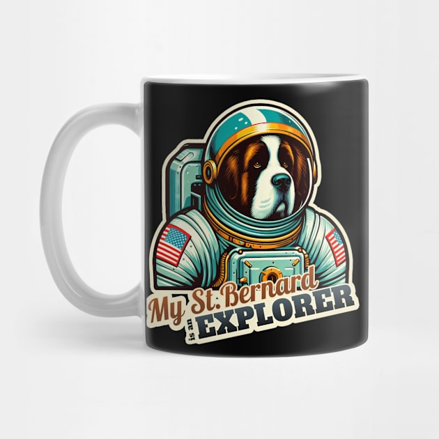 Astronaut St. Bernard by k9-tee